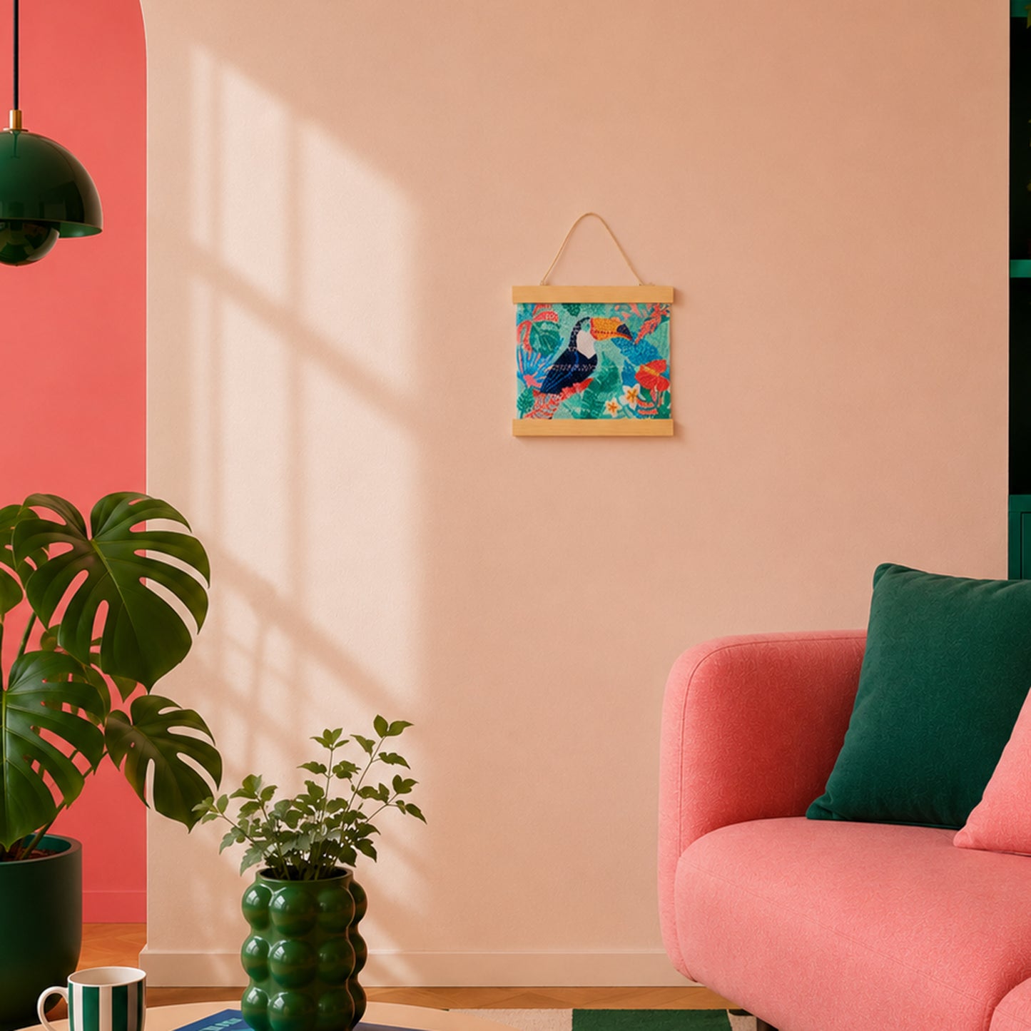 KIT DIY DIAMOND PAINTING AFFICHE TROPIQUES