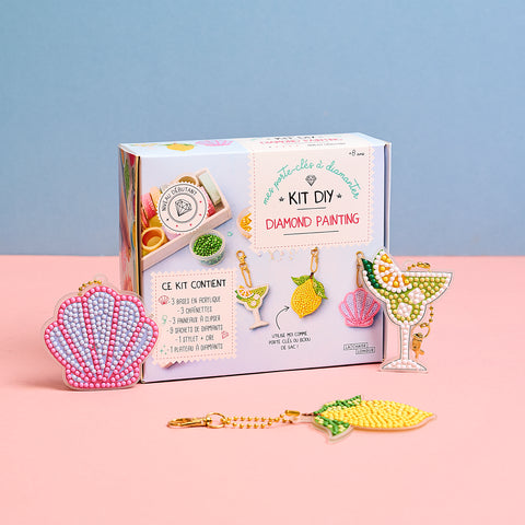 Kit DIY Diamond Painting Porte-clés