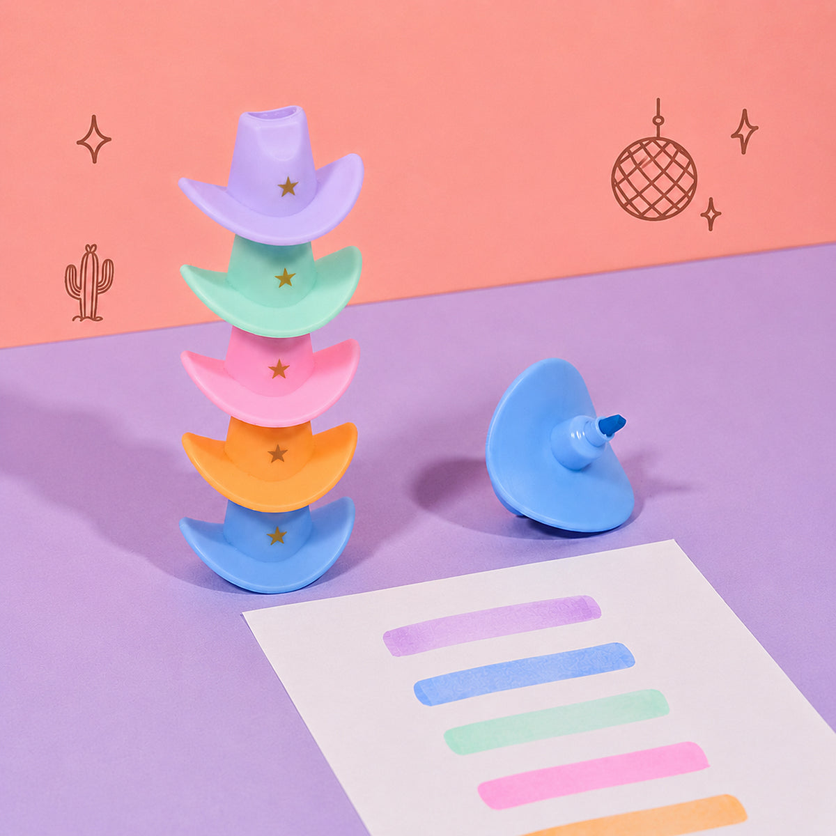SURLIGNEURS EMPILABLES COWGIRL