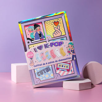 COFFRET DE 6 CHAUSSETTES KPOP 35-39