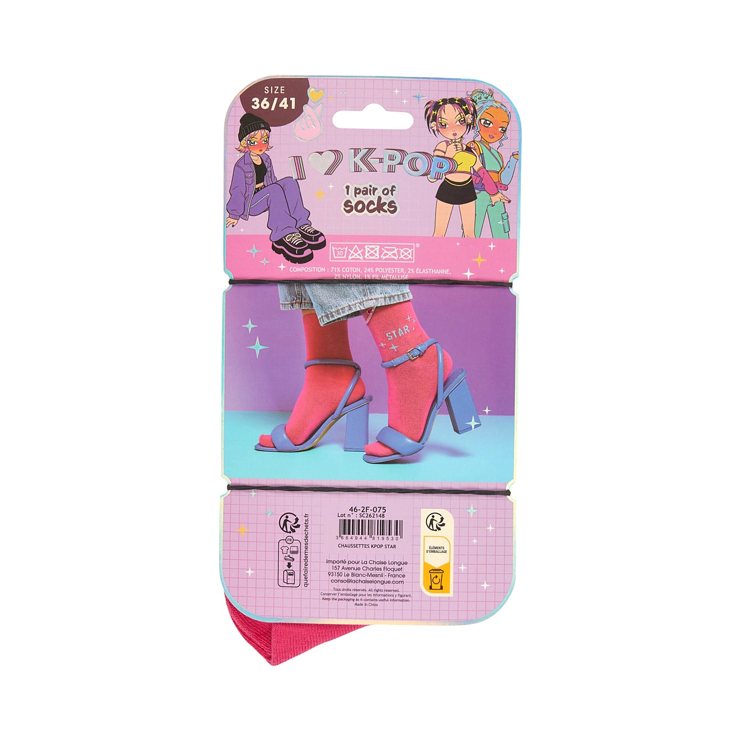 CHAUSSETTES KPOP STAR 36-41
