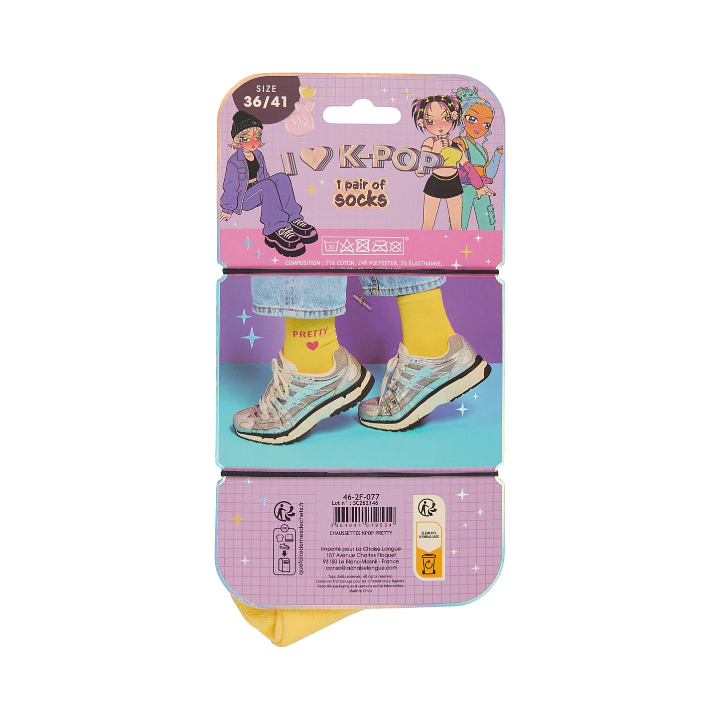 CHAUSSETTES KPOP PRETTY 36-41
