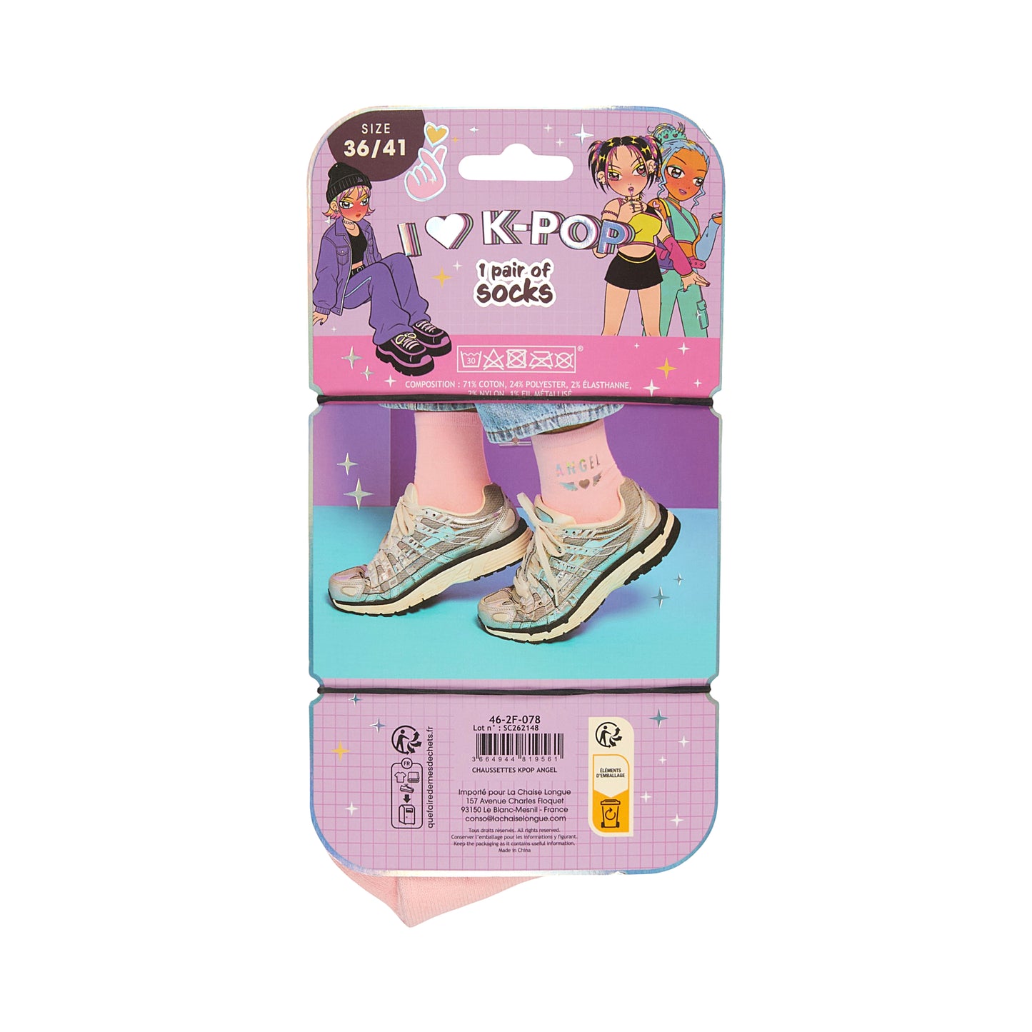 CHAUSSETTES KPOP ANGEL 36-41