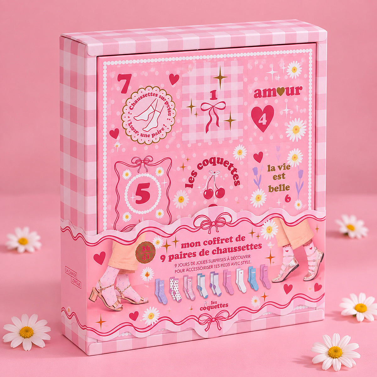 COFFRET DE 9 CHAUSSETTES LES COQUETTES