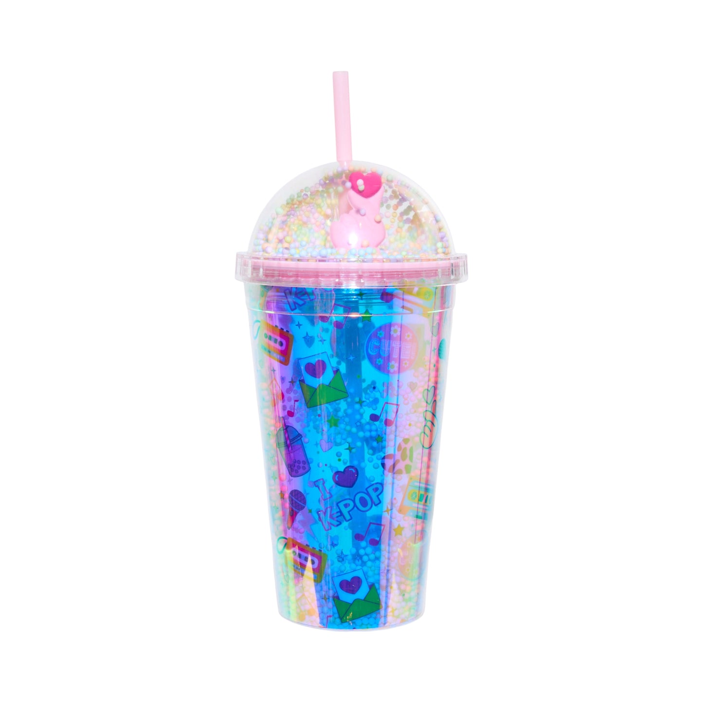 VERRE AVEC PAILLE KPOP