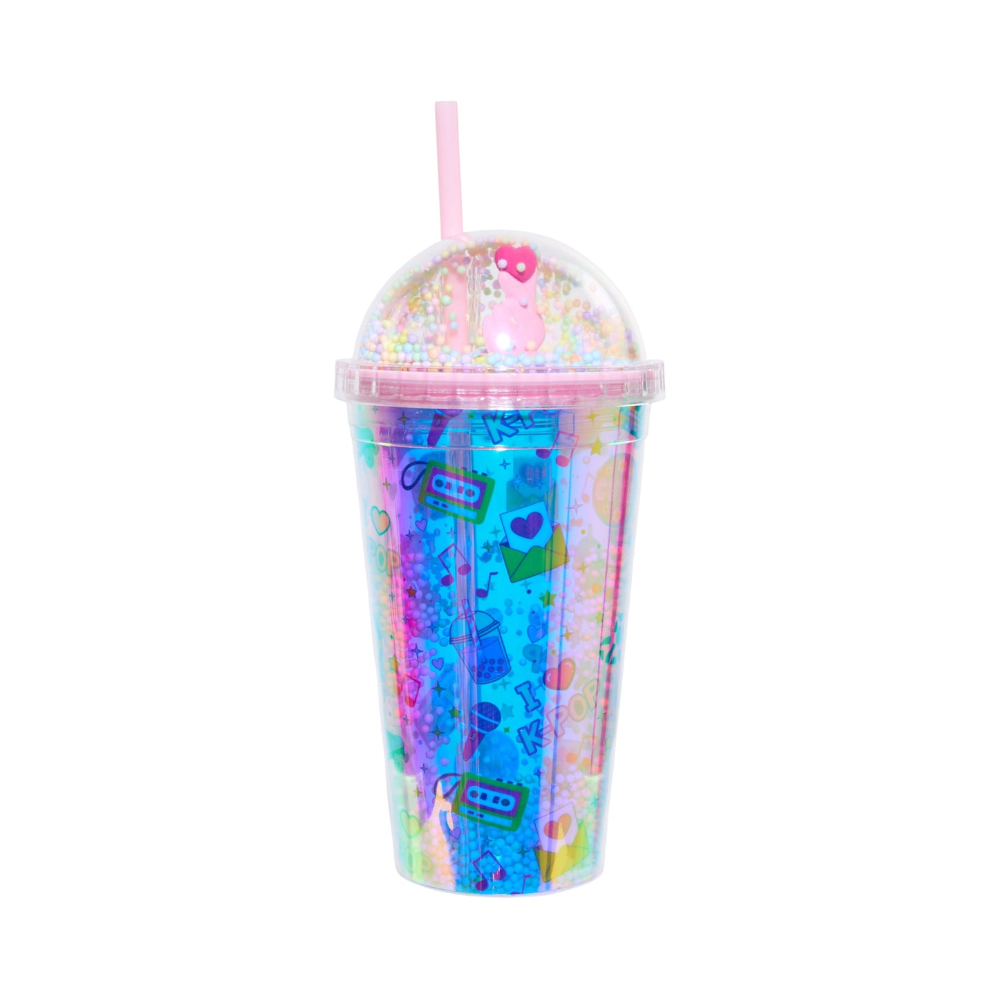 VERRE AVEC PAILLE KPOP