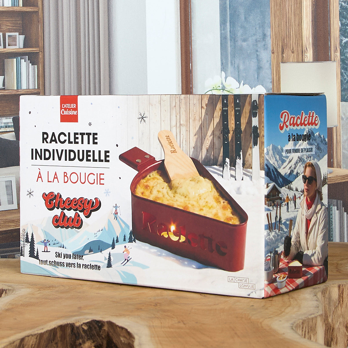RACLETTE A LA BOUGIE CHEESY CLUB ROUGE