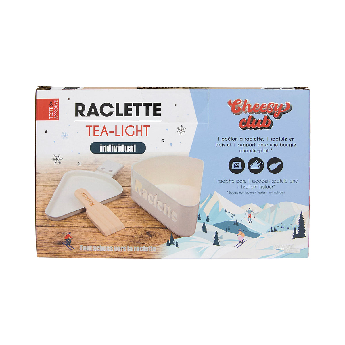 RACLETTE A LA BOUGIE CHEESY CLUB IVOIRE