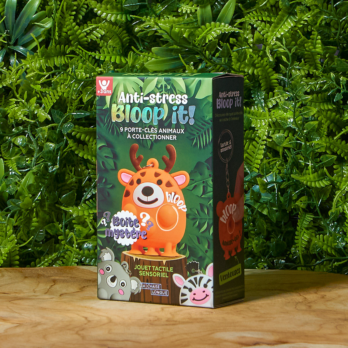 BLIND BOX PORTE CLES ANIMAUX ANTI STRESS