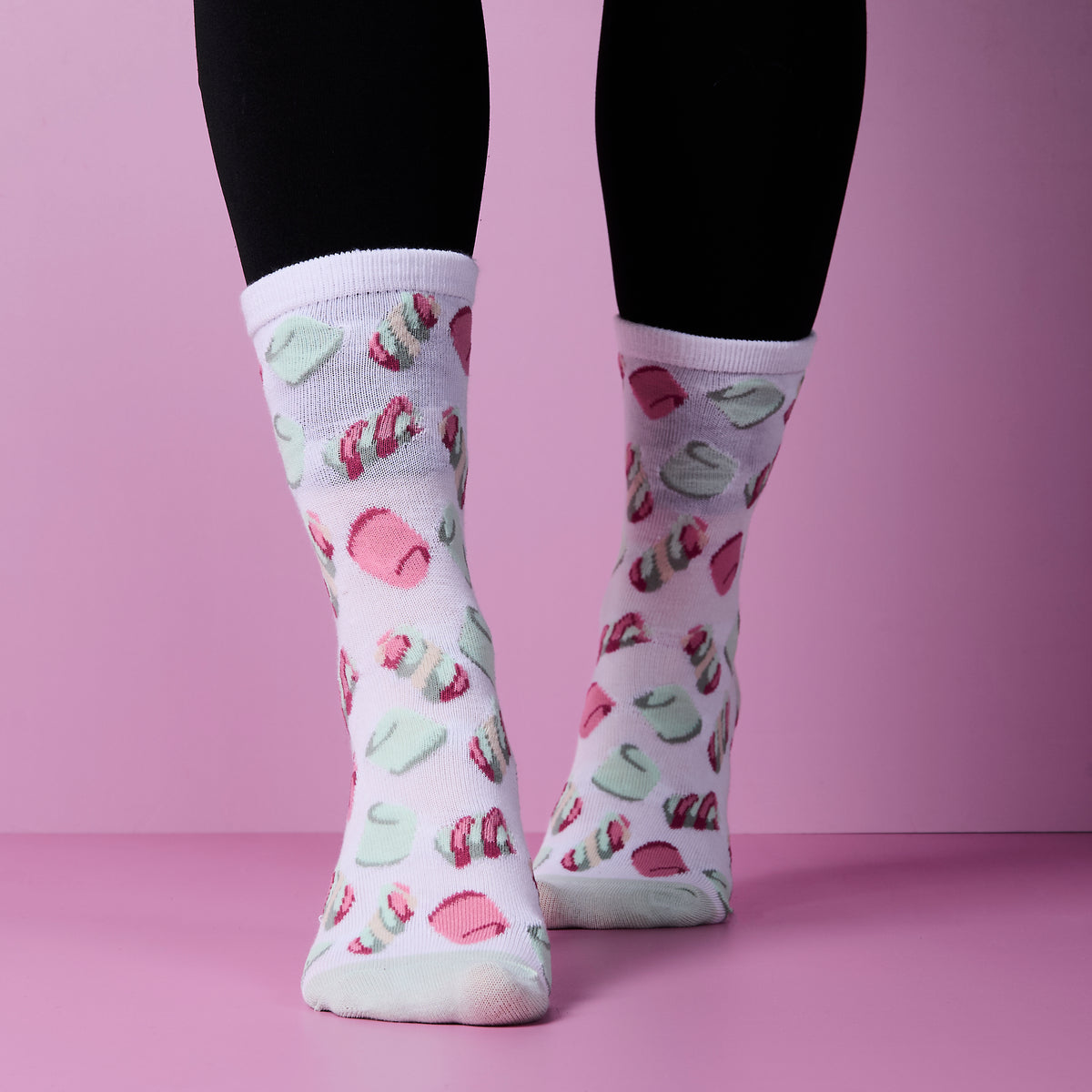 CHAUSSETTES BONBON GUIMAUVE 36-40