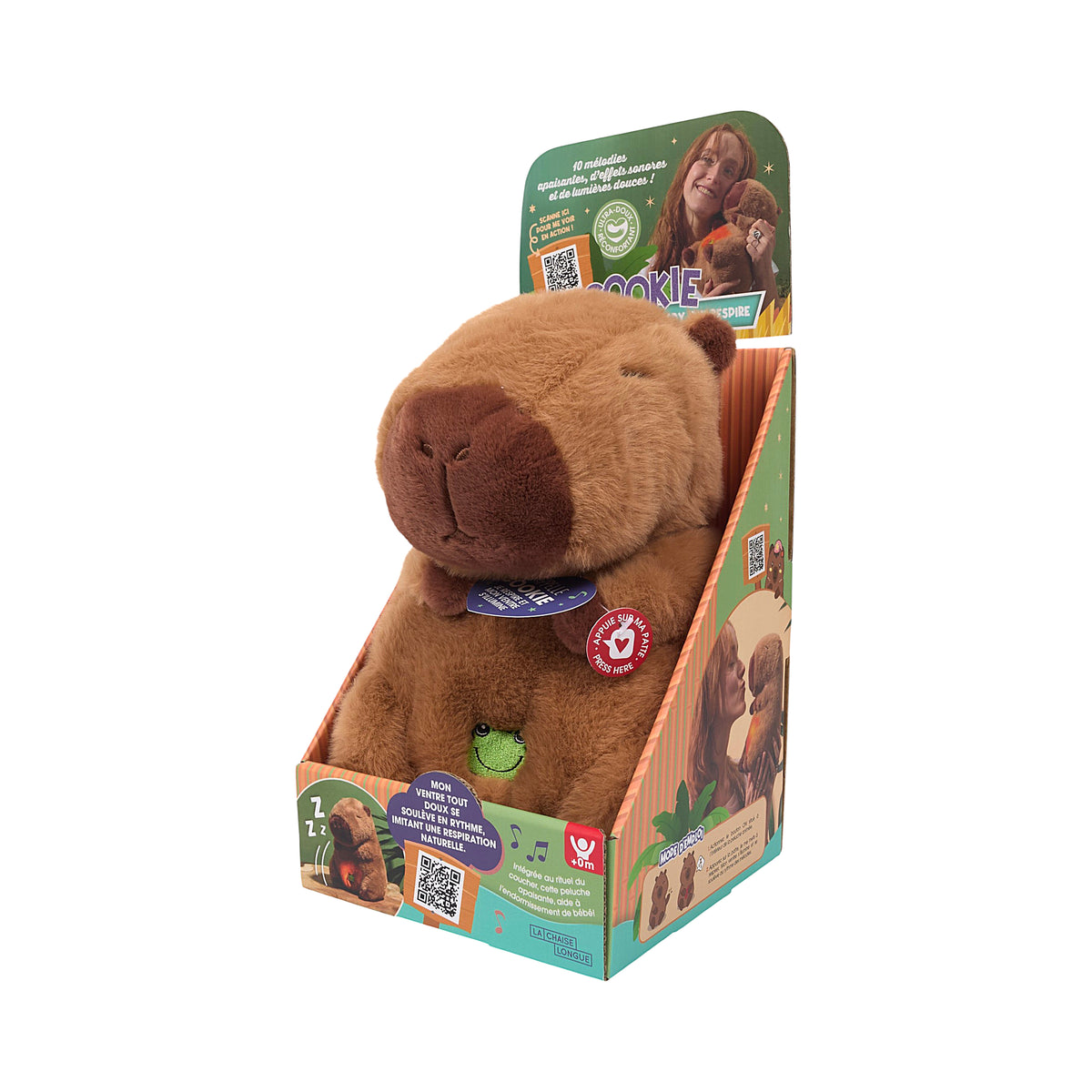 PELUCHE CAPYBARA QUI RESPIRE
