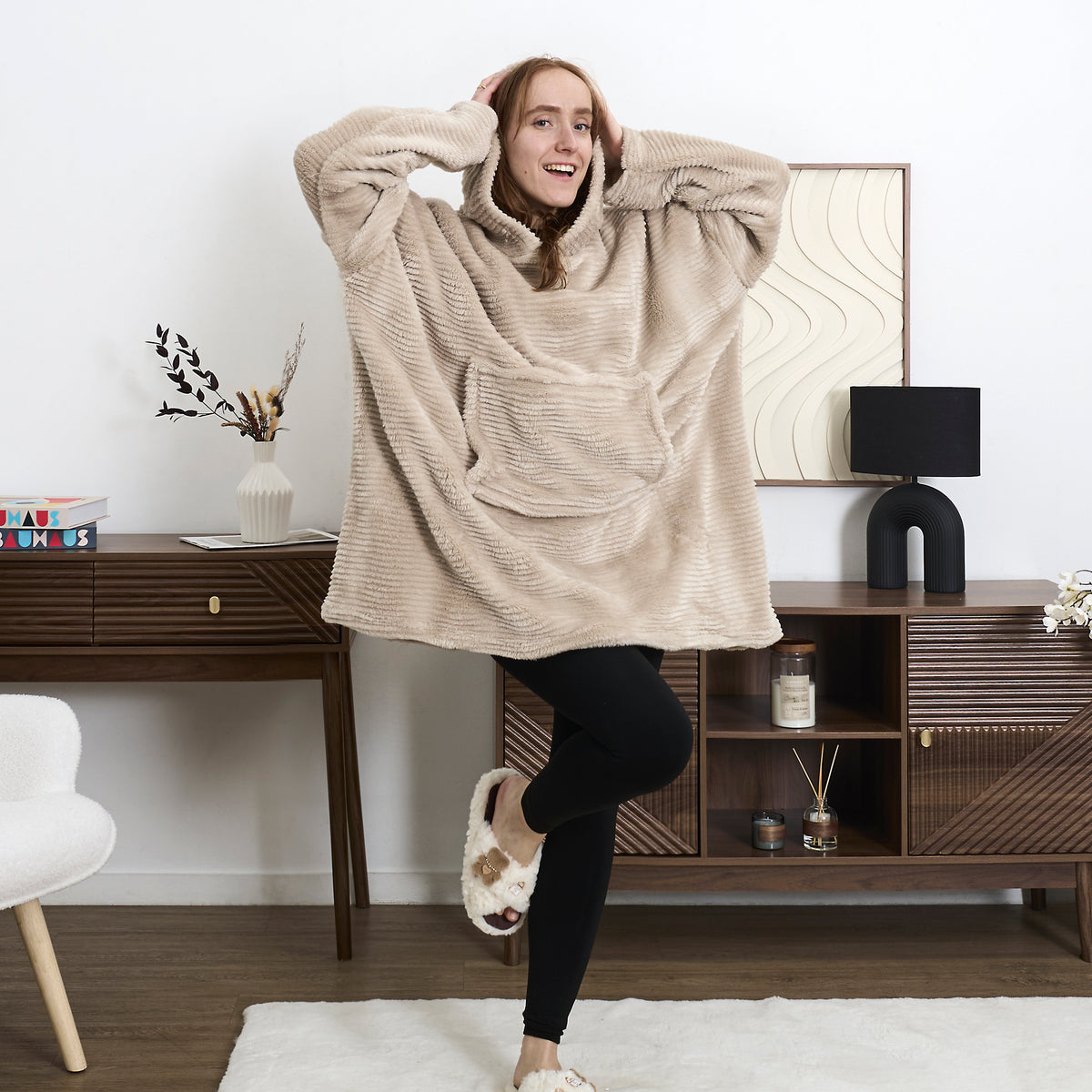 SWEAT PLAID COSY TIME COTELE