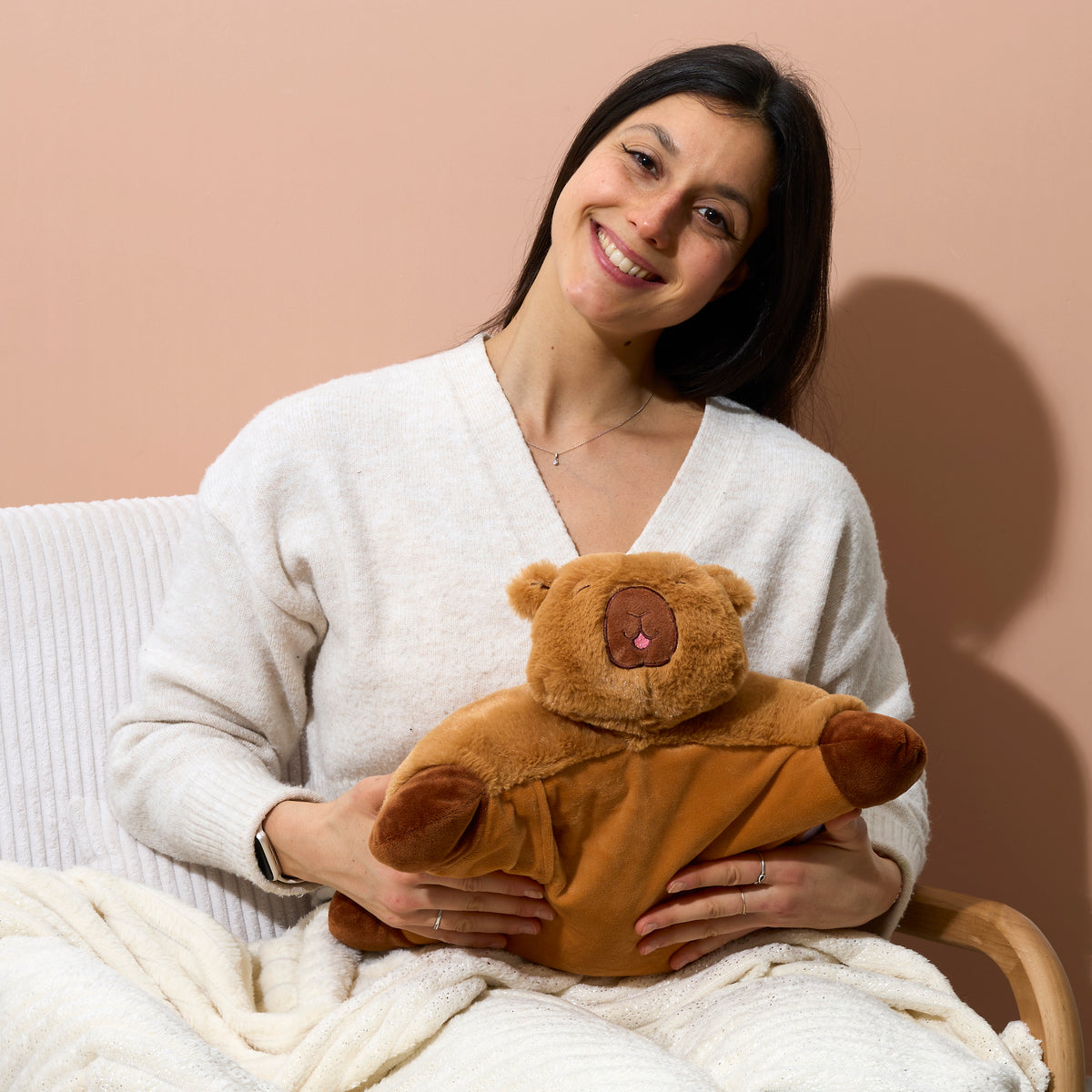 COOKIE MA BOUILLOTTE COUSSIN CAPYBARA