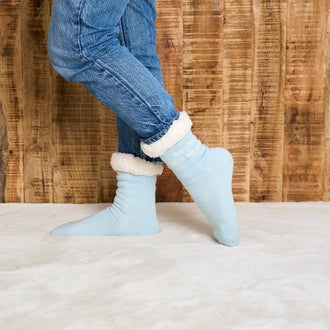 CHAUSSETTES SHERPA GLITTER REINE DES NEIGES