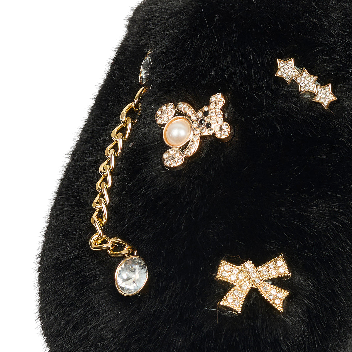 CHAUSSONS LUXURY GLAMS CHARMS NOIR T37 38