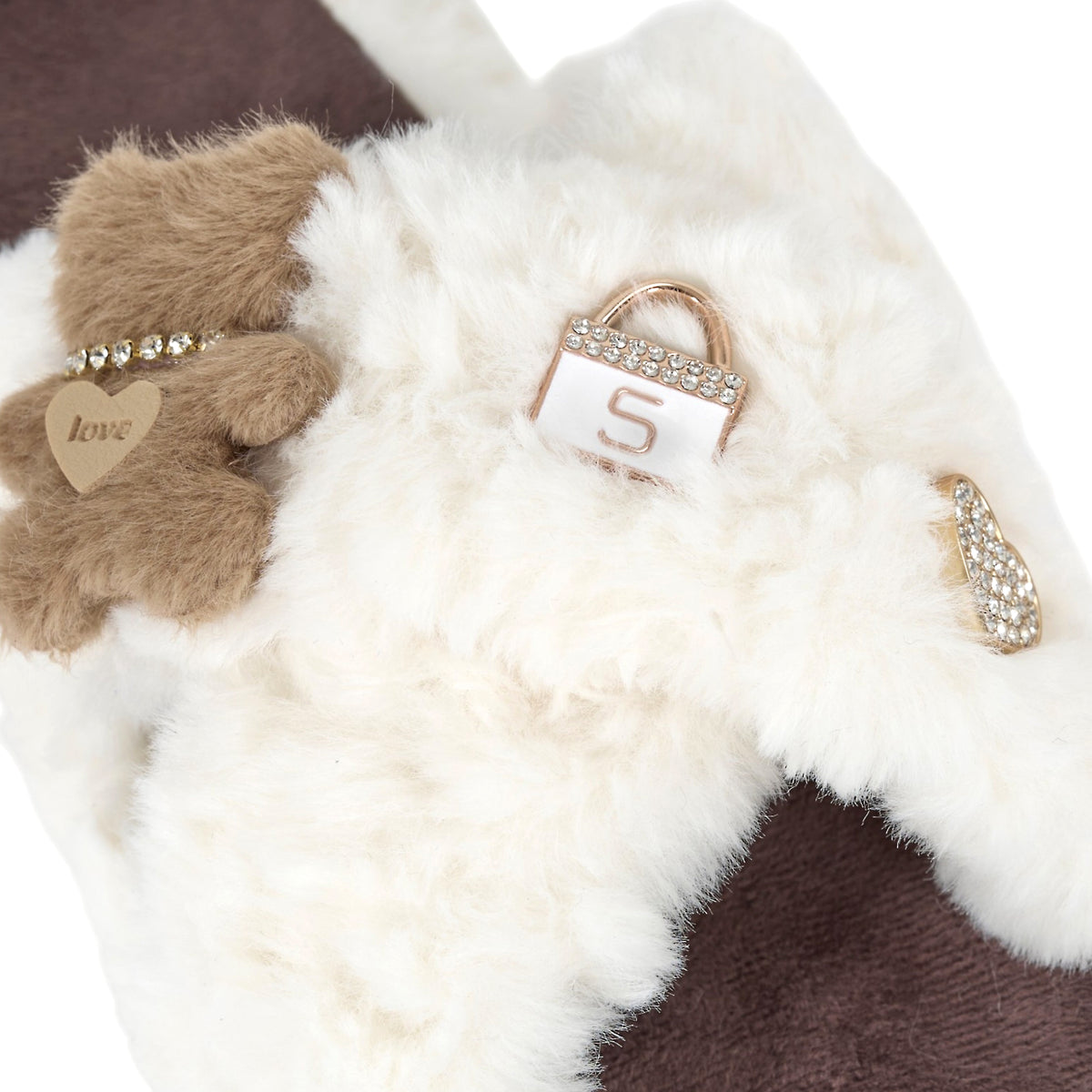 CHAUSSONS LUXURY GLAMS CHARMS IVOIRE T39 40
