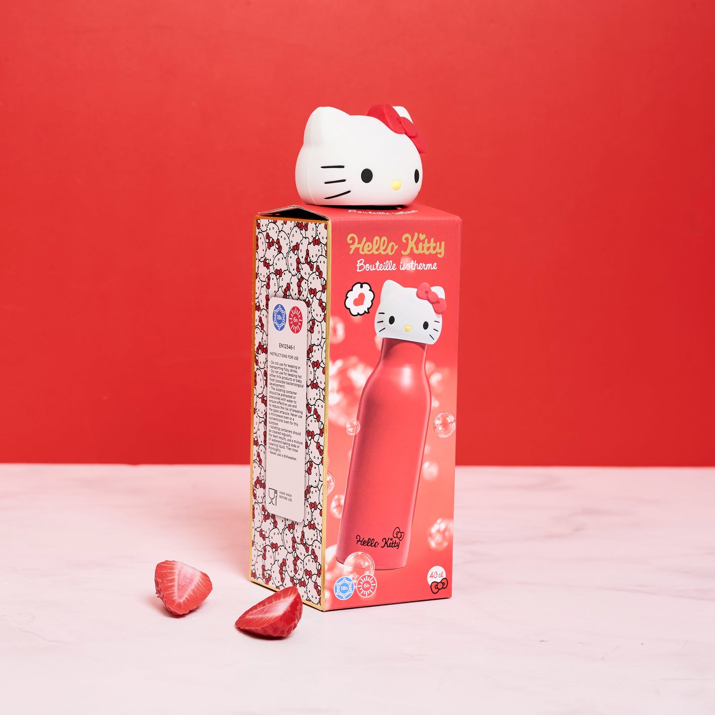 BOUTEILLE ISOTHERME BOUCHON 3D HELLO KITTY