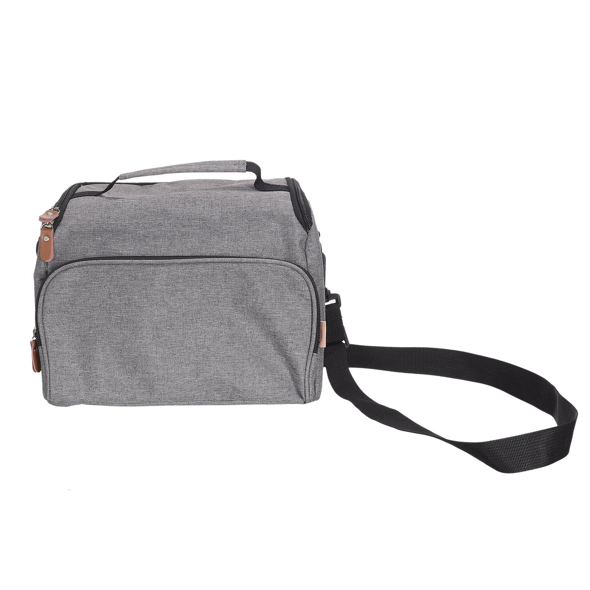 LUNCH BAG FRAICHEUR GRIS ZIPPE 5L