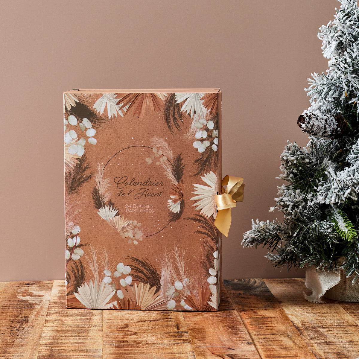 CALENDRIER DE L'AVENT BOUGIES PARFUMEES NATURE