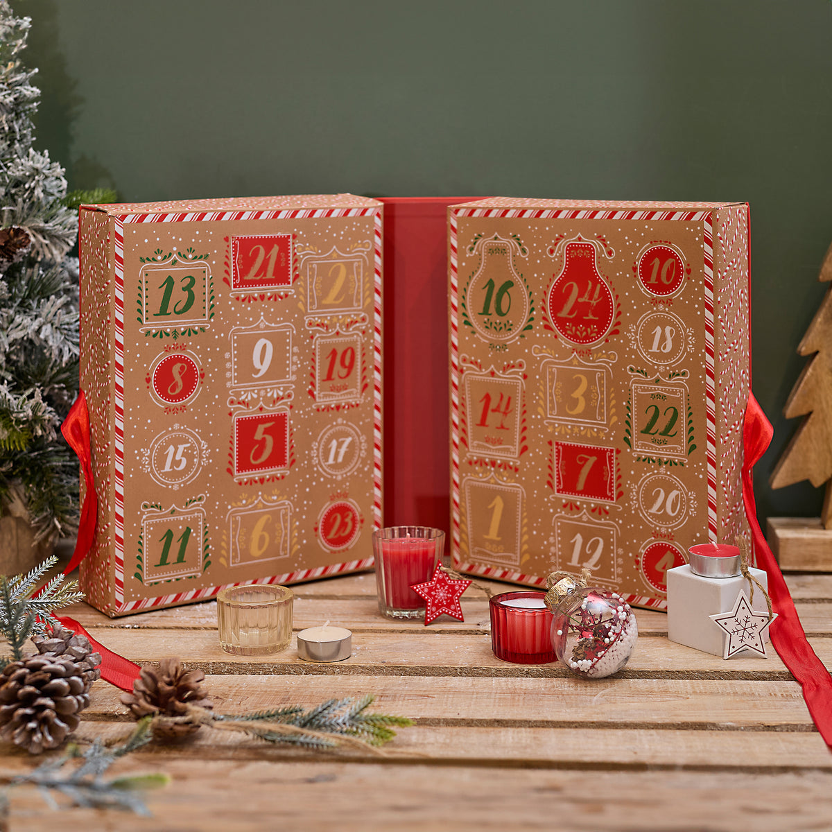 CALENDRIER DE L'AVENT BOUGIES ET SURPRISE PARFUMEES