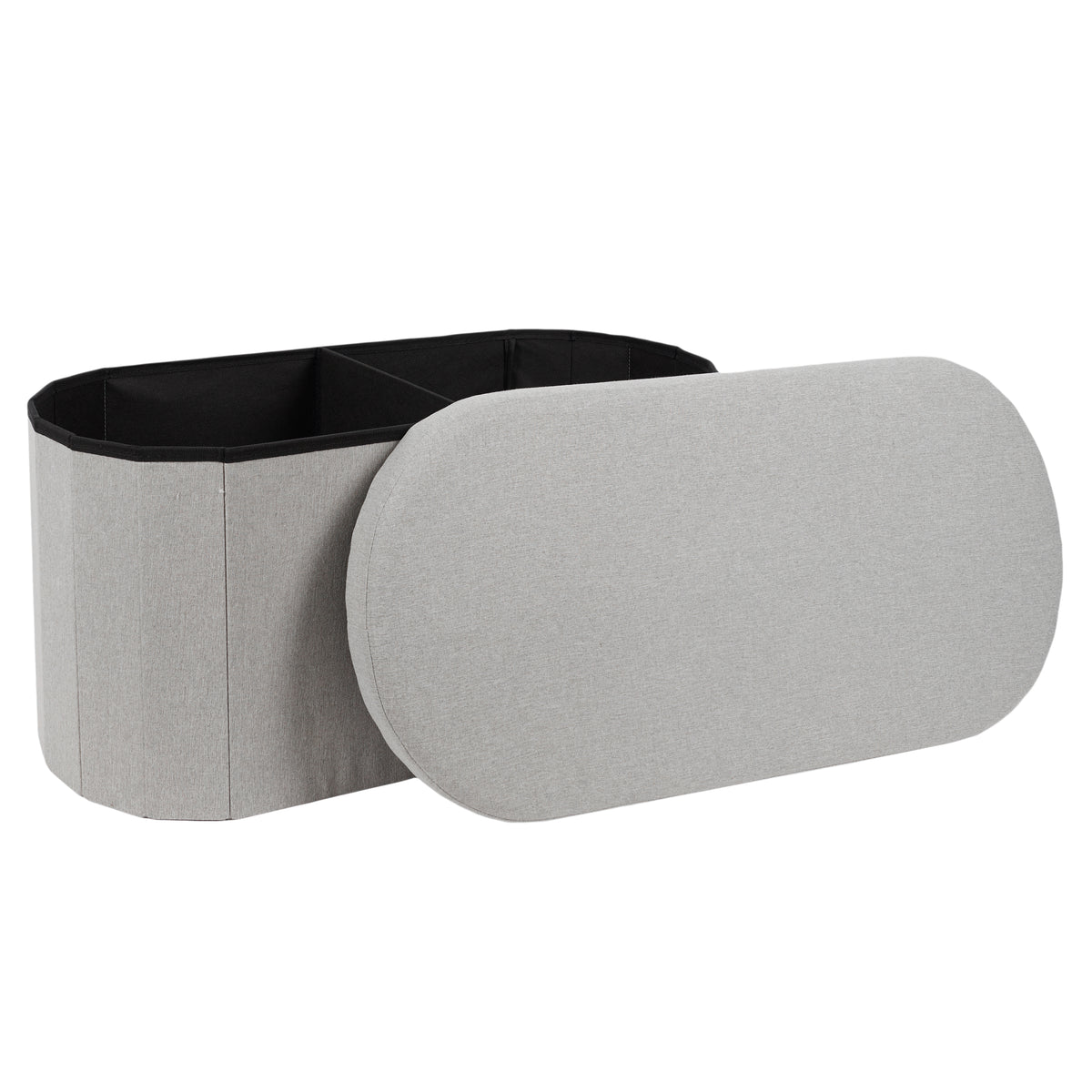 COFFRE BANC PLIABLE GRIS PILLS