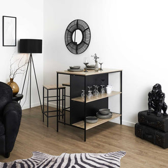 TABLE ILOT 2 TABOURETS LOKA