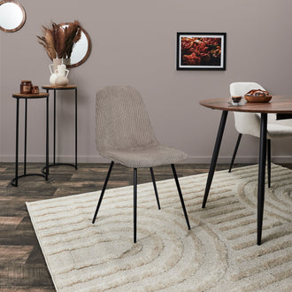 CHAISE COTELE SCOTT TAUPE - LOT DE 4