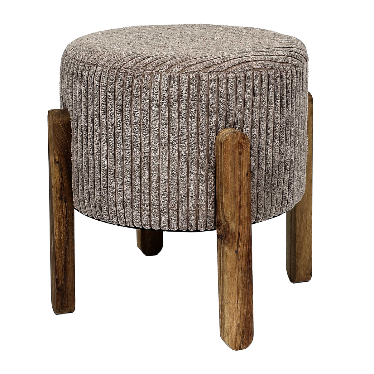 TABOURET COTELE SCOTT TAUPE - LOT DE 2