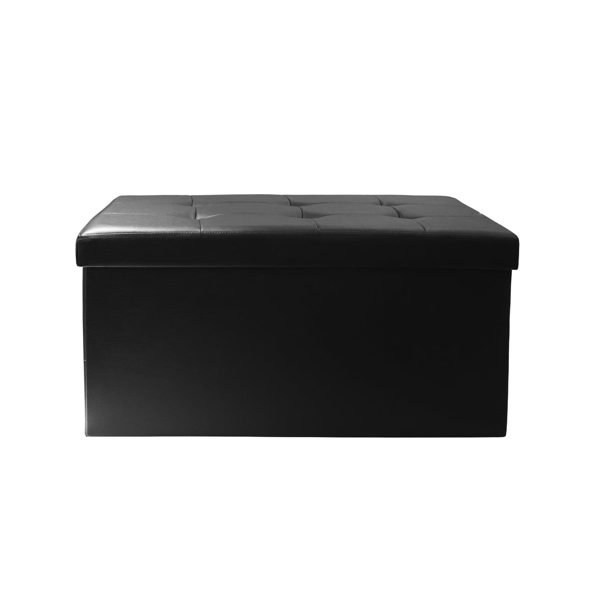 COFFRE BANC PLIABLE PU NOIR