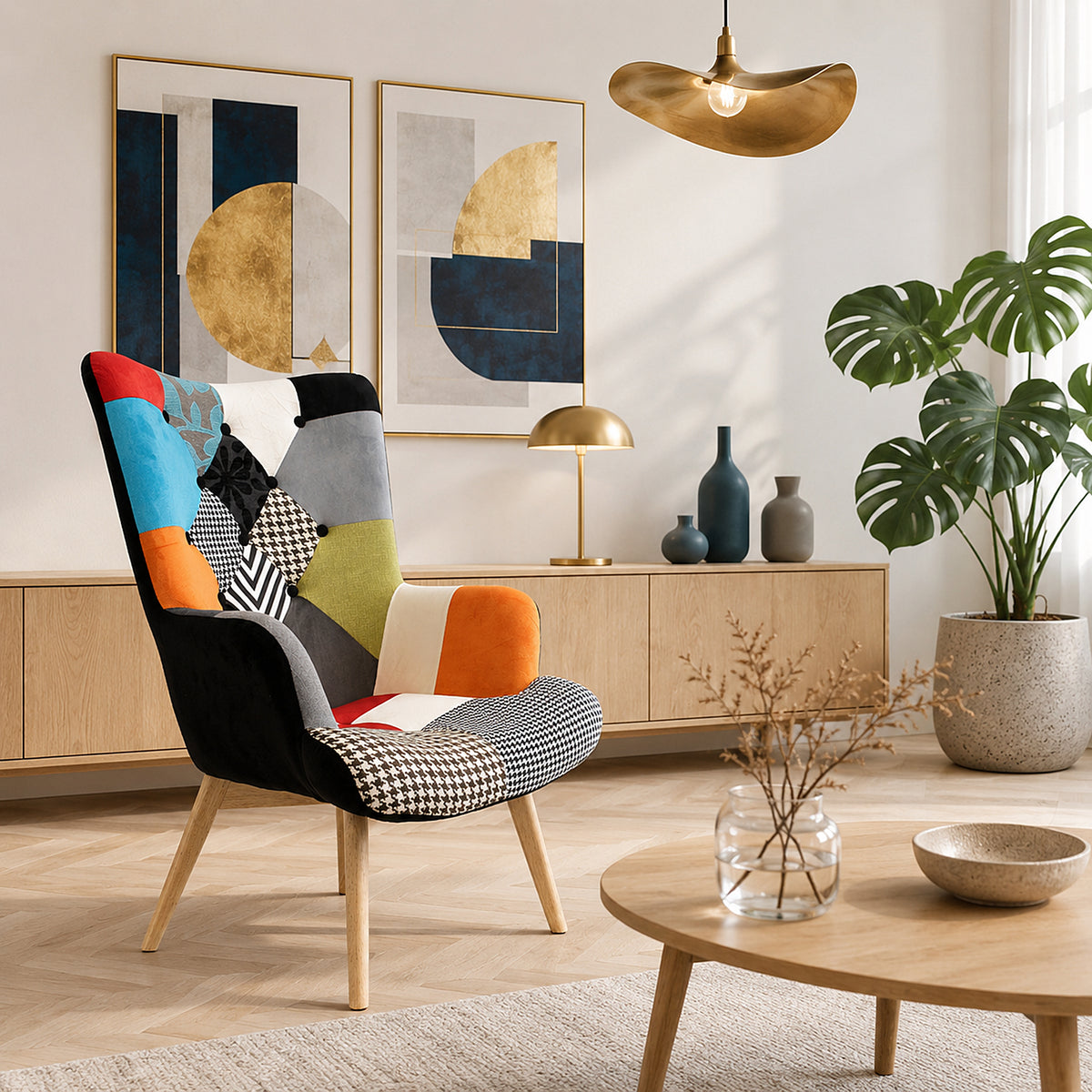 FAUTEUIL HELSINKI PATCHWORK