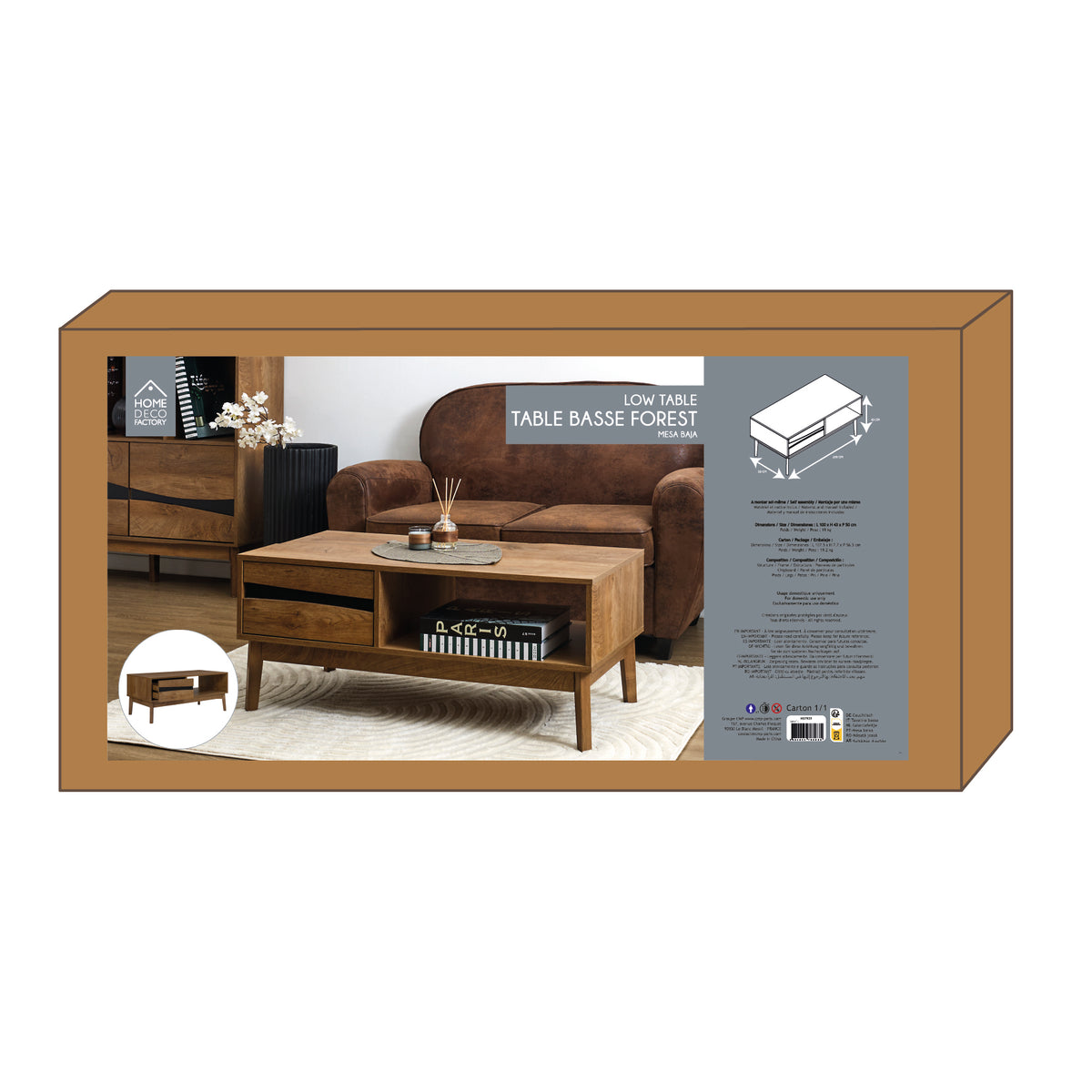 TABLE BASSE FOREST