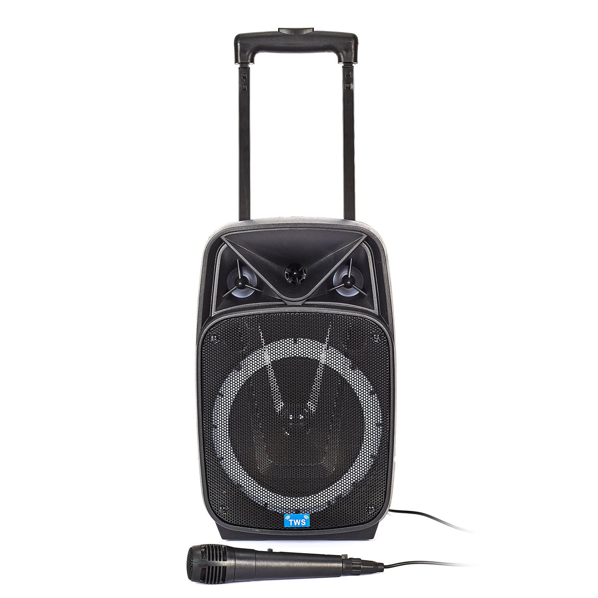 ENCEINTE BT VALISE 2 MICROS KARAOKE