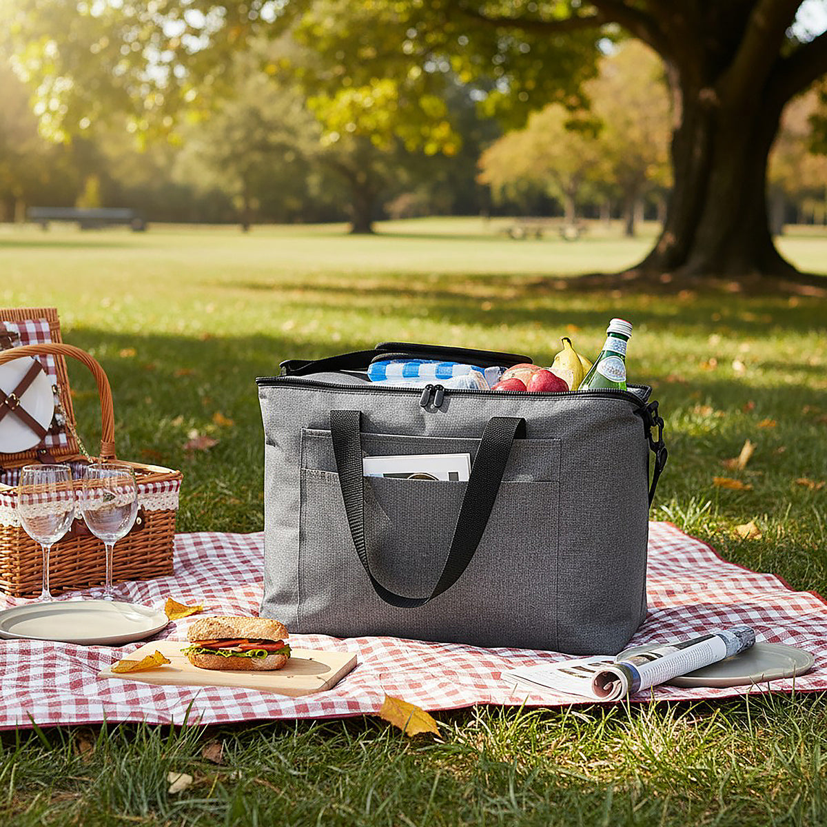 LUNCH BAG GRIS ISOTHERME 36L