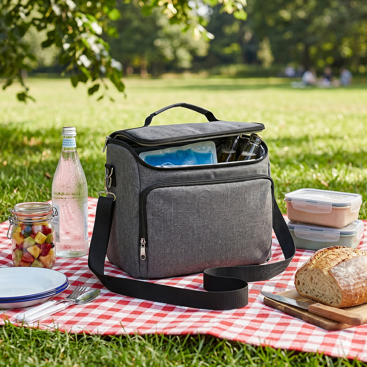 LUNCH BAG GRIS ISOTHERME 6.5L