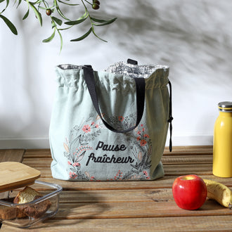 LUNCH BAG SAC FRAICHEUR EN TISSU 8L