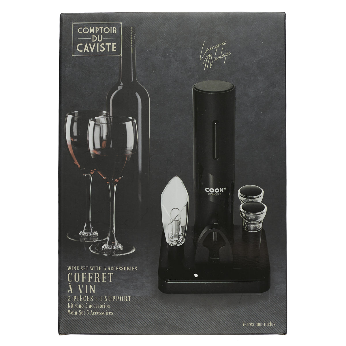 COFFRET VIN 5 ACCESSOIRES