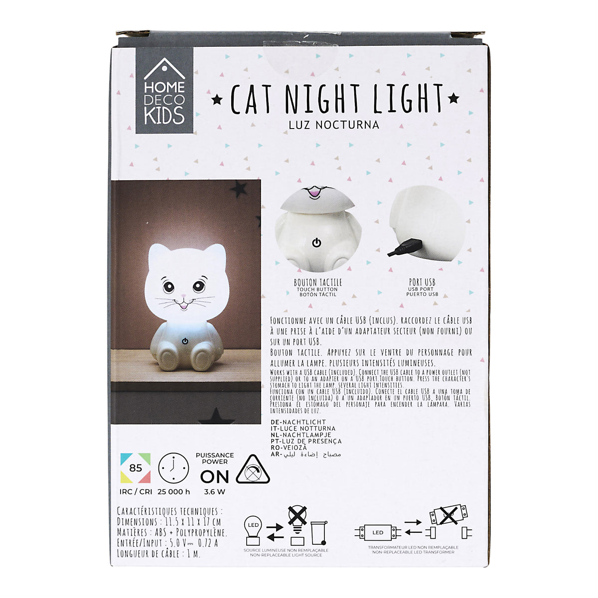 LAMPE VEILLEUSE CHAT