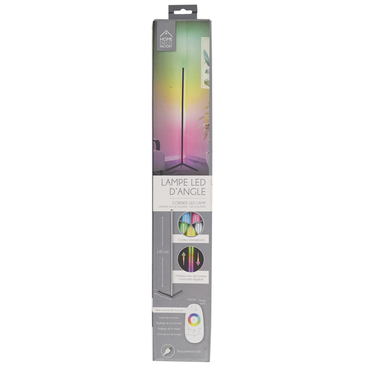 LAMPE TUBE LED ANGLE 140CM