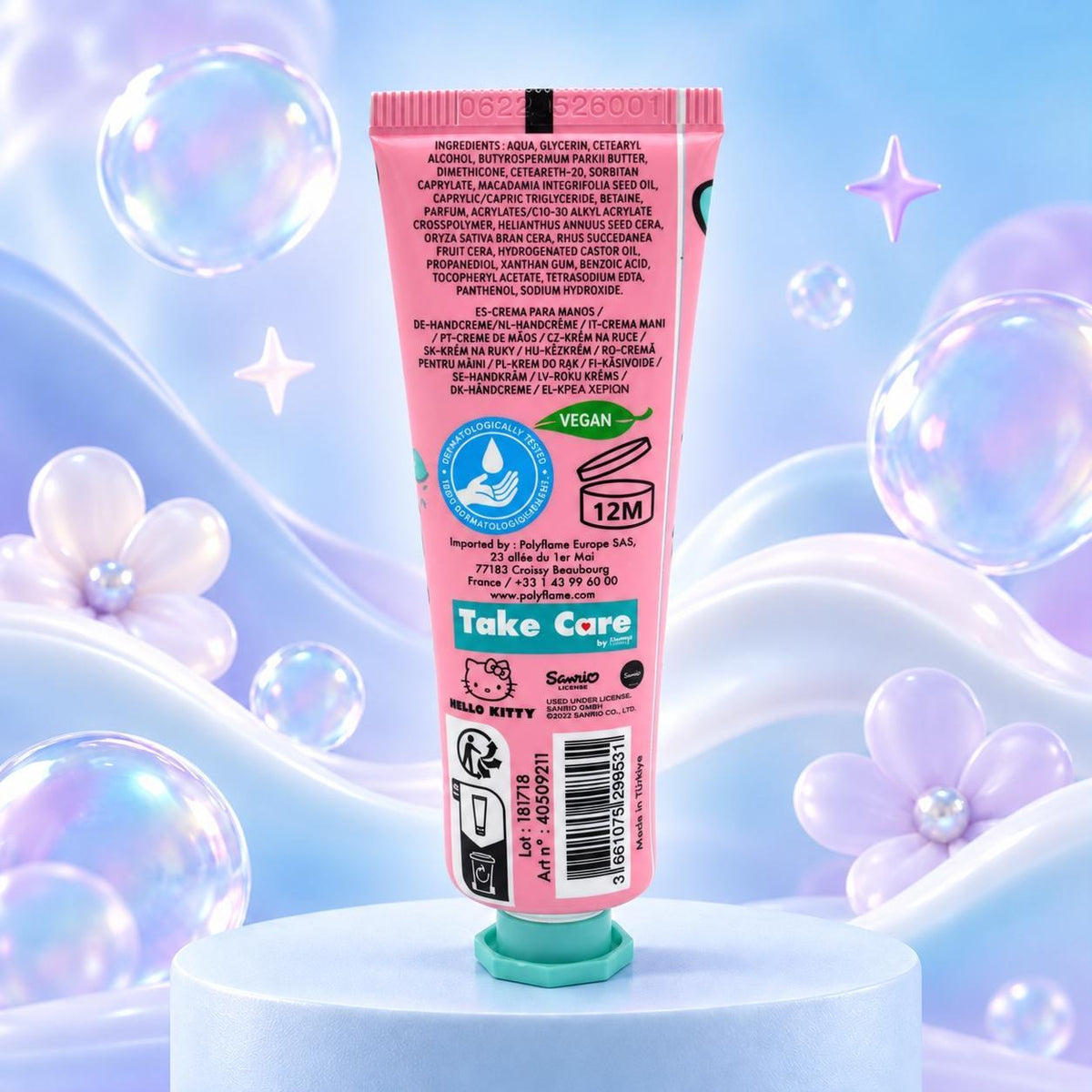 CREME MAINS HELLO KITTY 30 ML