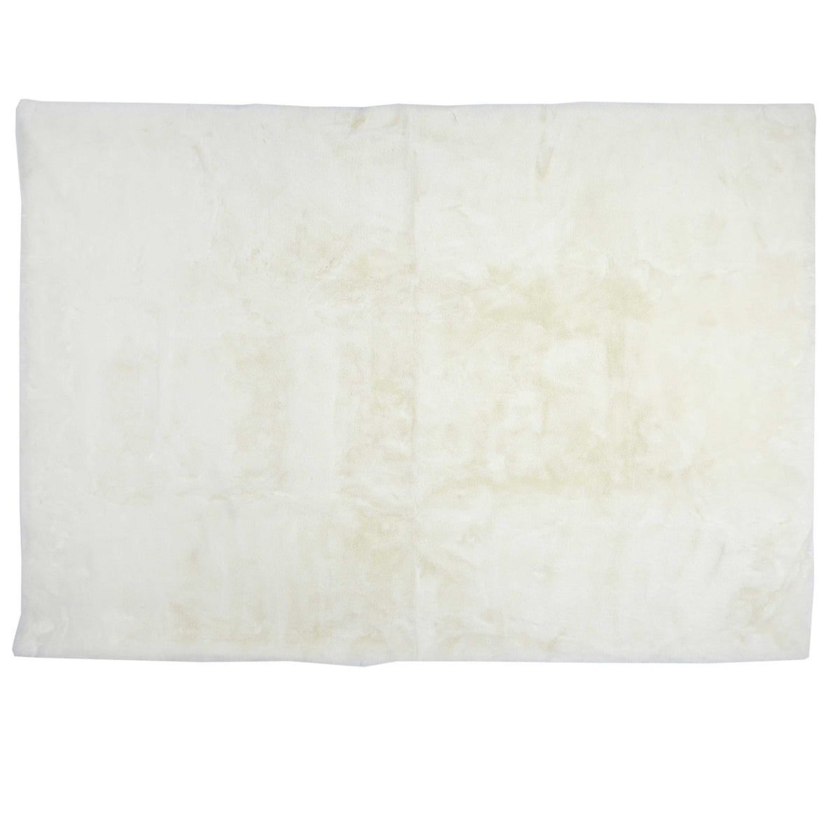 TAPIS IMITATION FOURRURE FIN ECRU 120X170CM