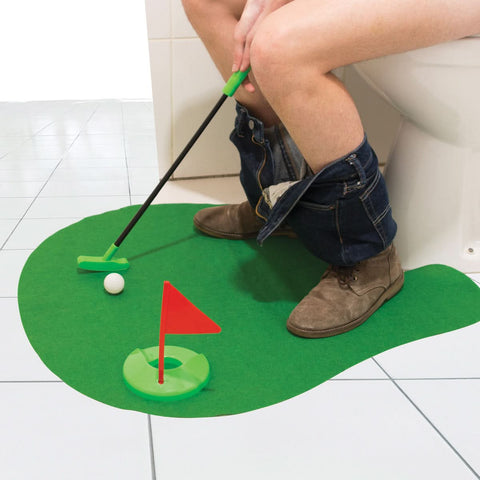 Mini jeu de golf pour toilettes