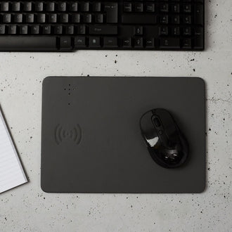 TAPIS DE SOURIS CHARGEUR A INDUCTION GRIS