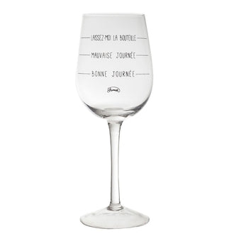 VERRE A VIN HUMEUR DU JOUR