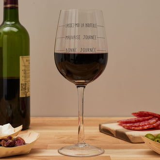 VERRE A VIN HUMEUR DU JOUR