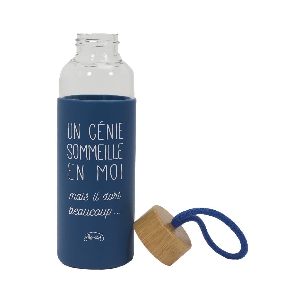 GOURDE EN VERRE UN GENIE SOMMEILLE EN MOI