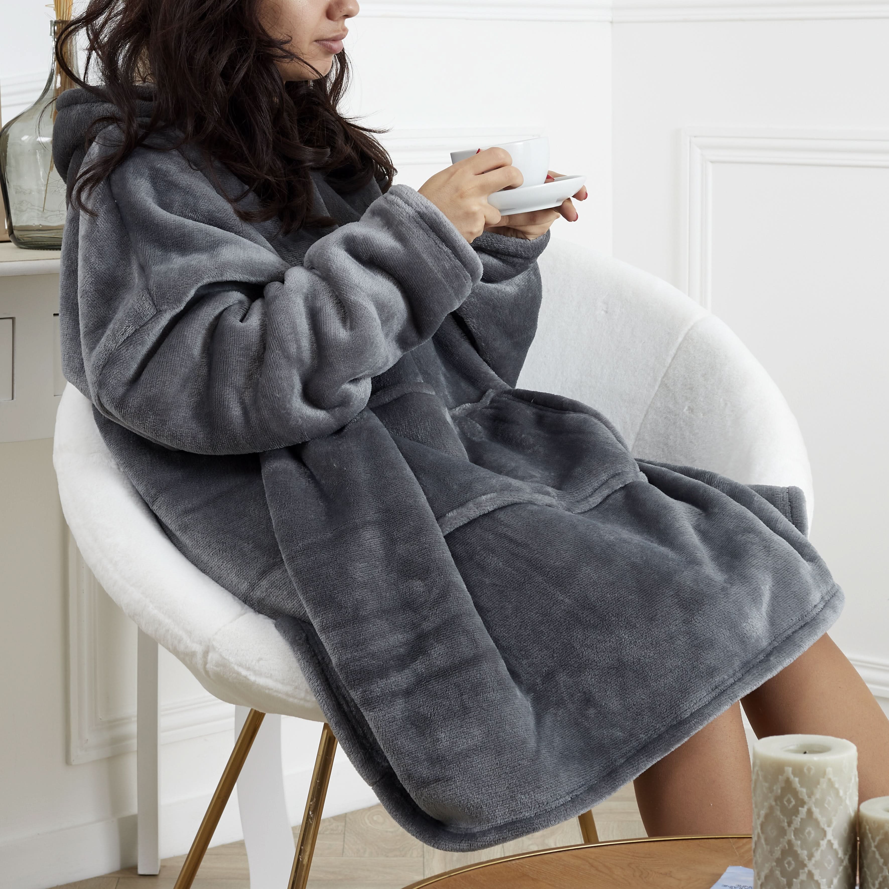 SWEAT XXL COCOON A CAPUCHE La Chaise Longue