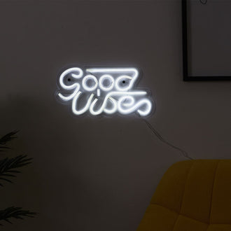 LAMPE EFFET NEON LED GOOD VIBES