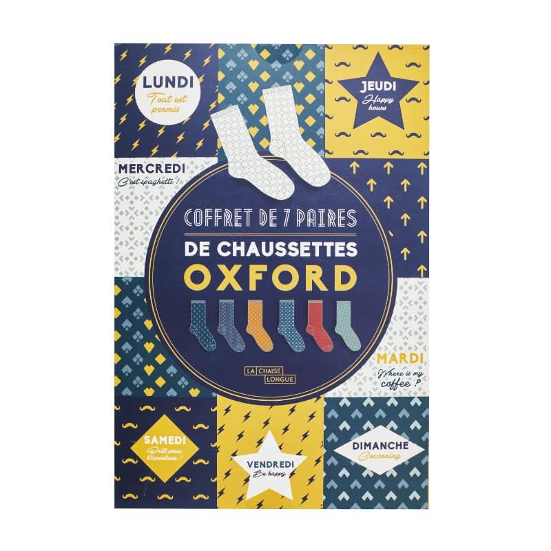 COFFRET SEMAINIER CHAUSSETTES ONLY FOR MEN La Chaise Longue
