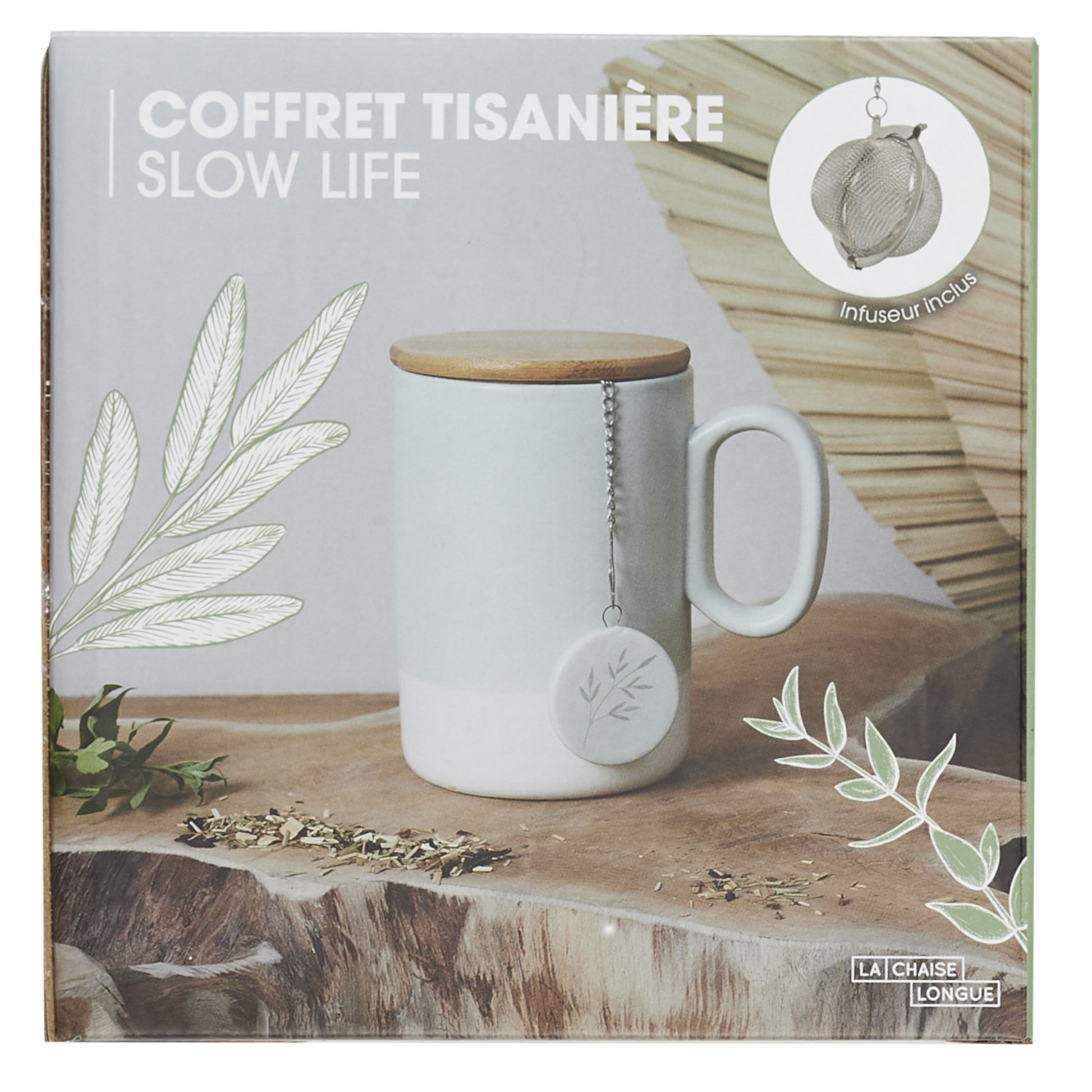 COFFRET TISANIERE SLOW LIFE - La Chaise Longue