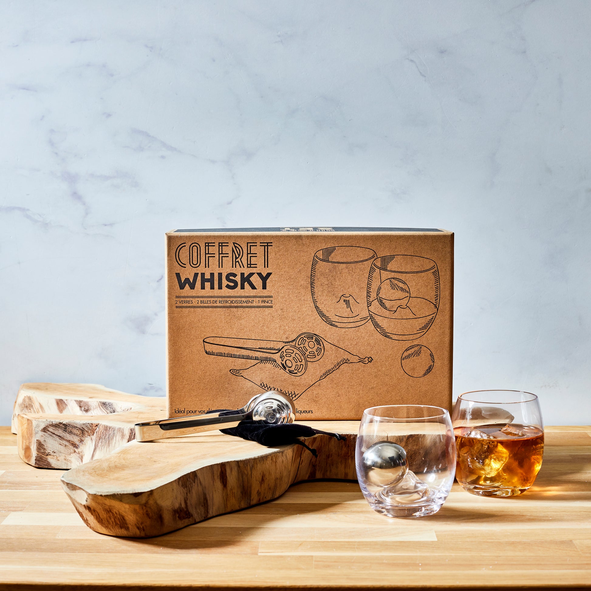 Whisiskey - Coffret Whisky - Coffret Cadeau Homme - Cadeau Noel